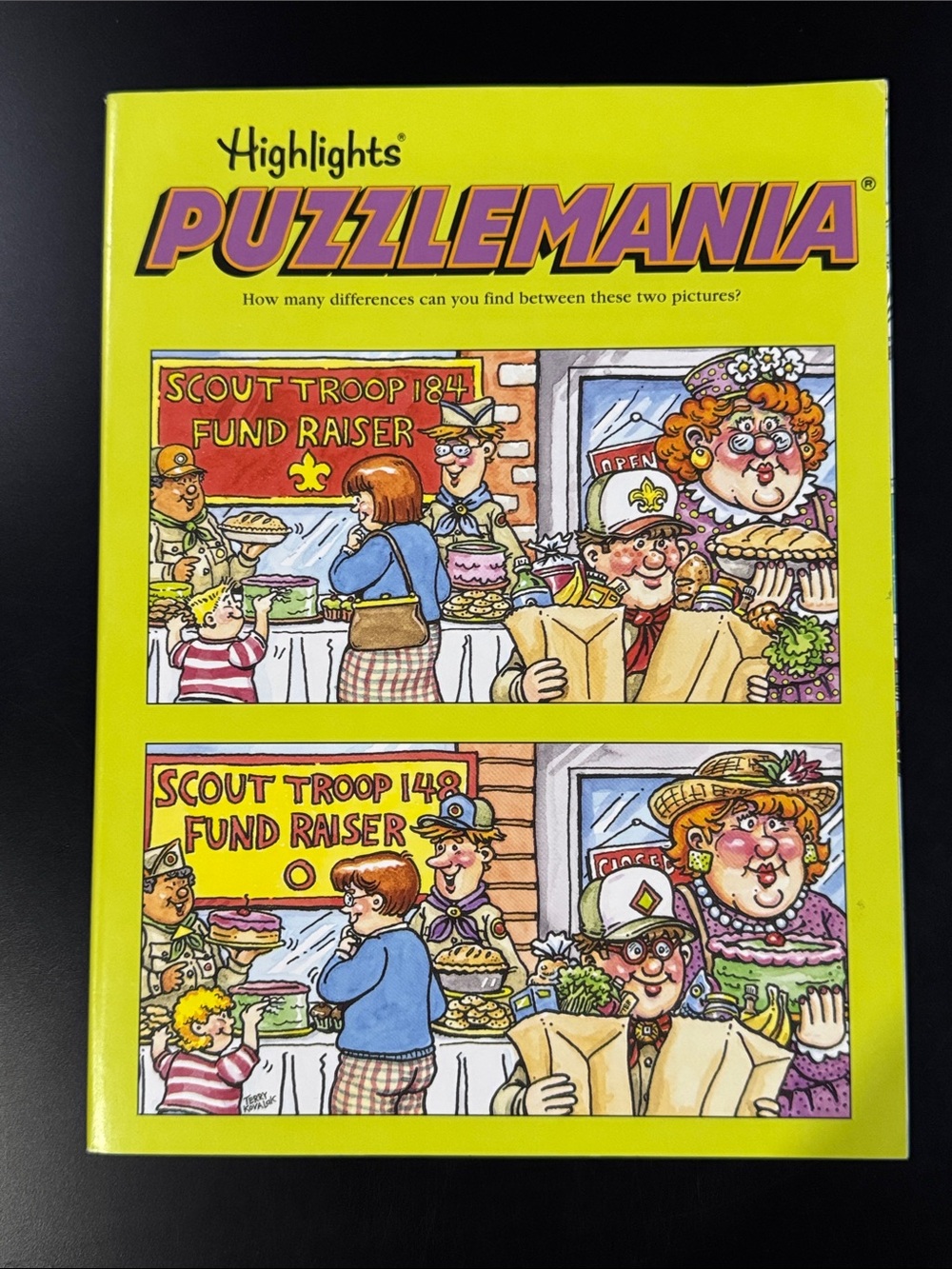 Highlights: Puzzlemania (1993) - Vintage Softcover Activity Book